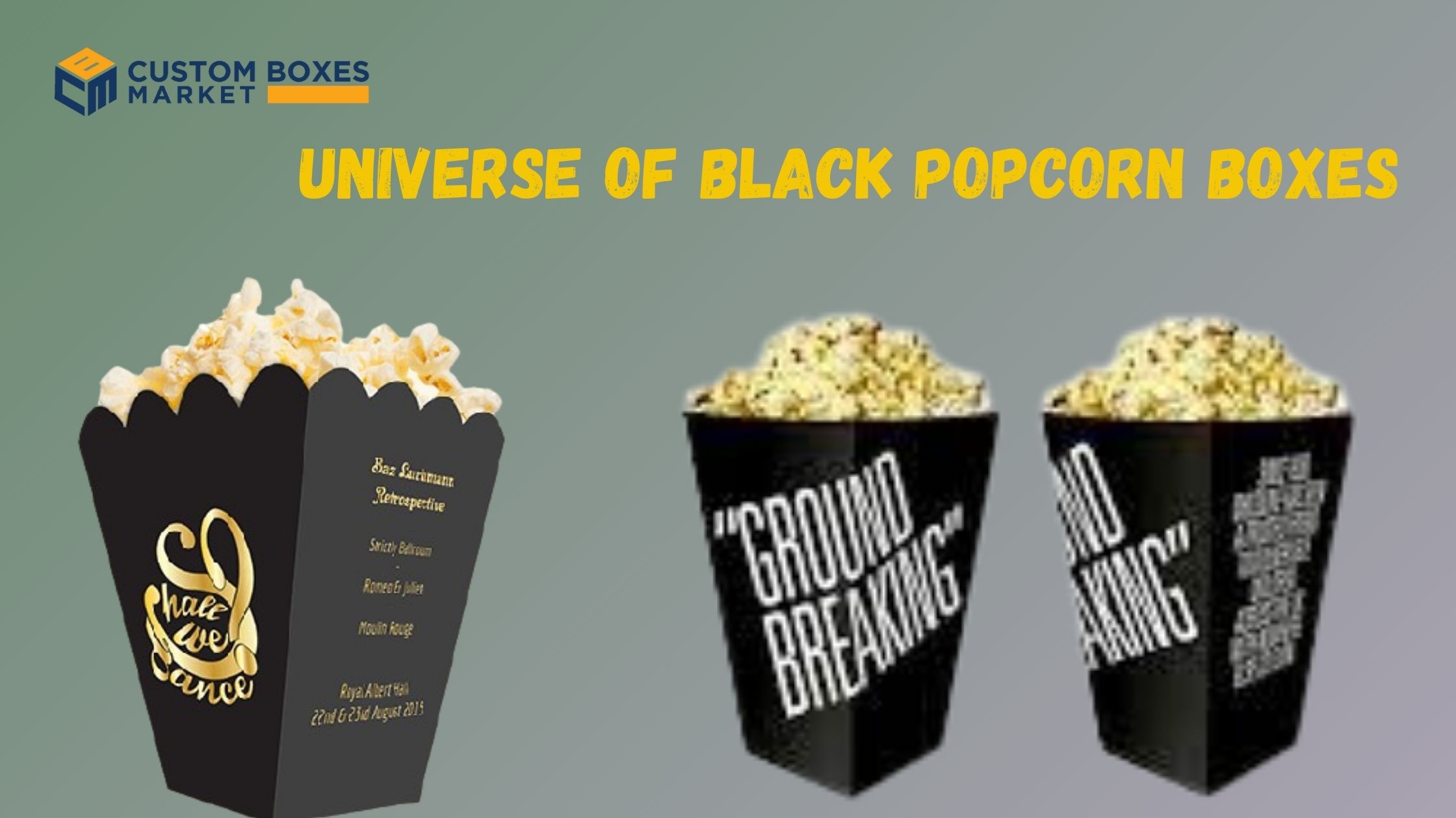 Custom Printed Popcorn Boxes Take Your Brand To New Heights