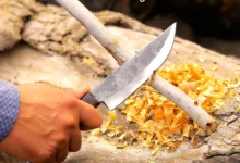 Handmade Small Knife Set Viking Raven Hilt Knife, Kukri Knife, Premium Axes, Hunting Knives, Fixed Blade,
