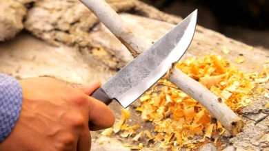 Handmade Small Knife Set Viking Raven Hilt Knife, Kukri Knife, Premium Axes, Hunting Knives, Fixed Blade,