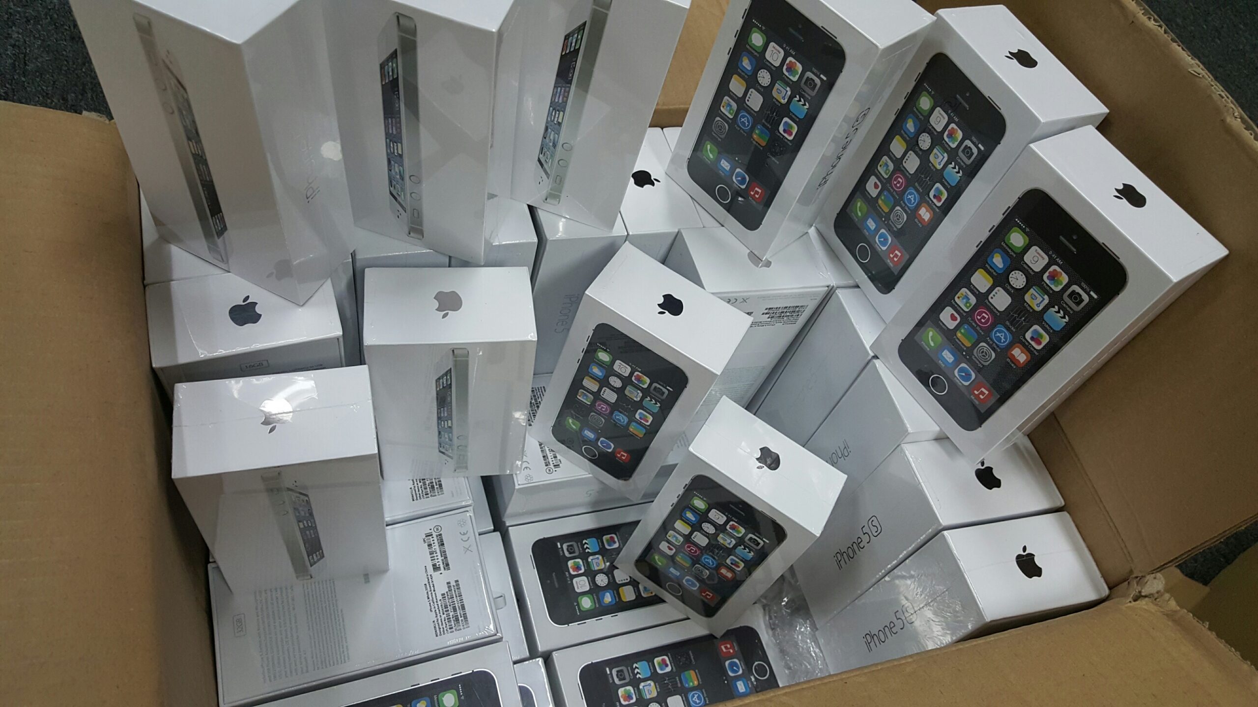 iPhones in bulk