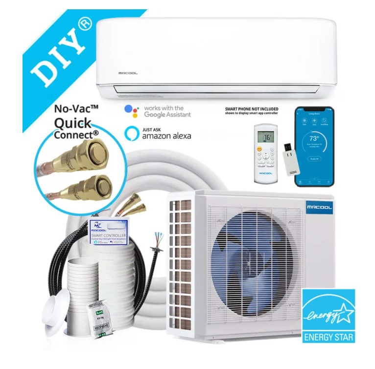 36,000 BTU Ductless Mini-Split Heat Pump