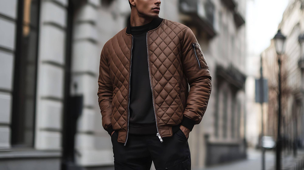 men's leather jacket