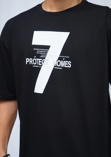 Why Choose LA76 Black Oversized Drop Shoulder T-Shirts